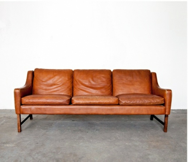 Dye leather sofa – old leather furniture refresh and invigorate