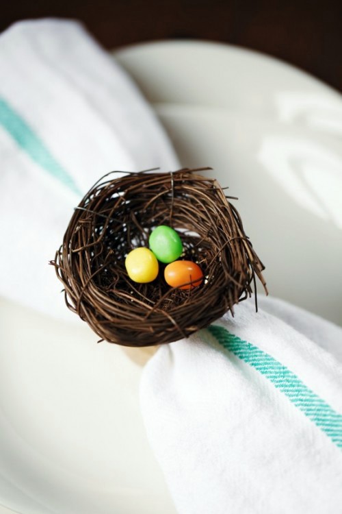 Easily tinker cute napkin ring – Easter Decoration