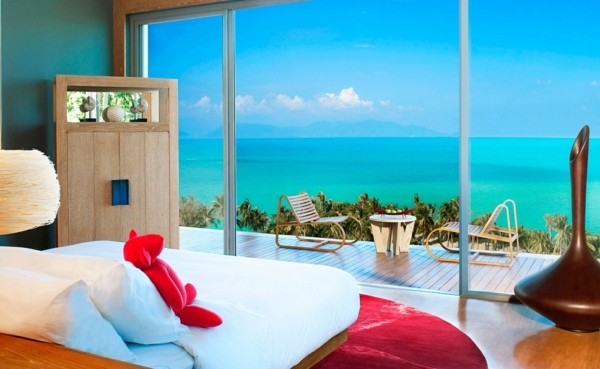 Fantastic resorts on the island of Samui Thailändichen