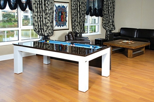 Funny furnishing ideas – billiard table suitable for small spaces