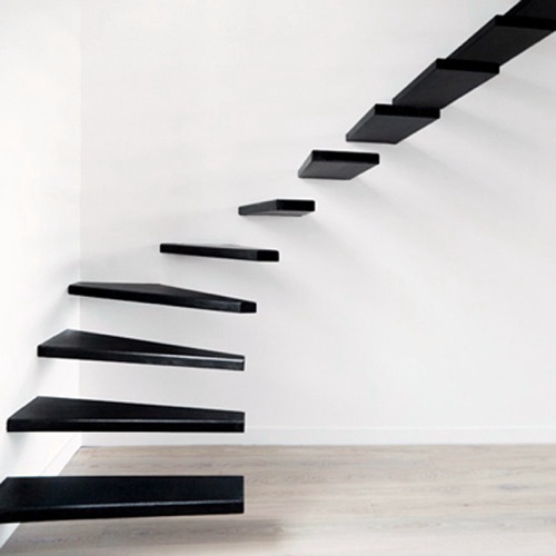 Go to top: 10 stunning innovative stairs with or without railings
