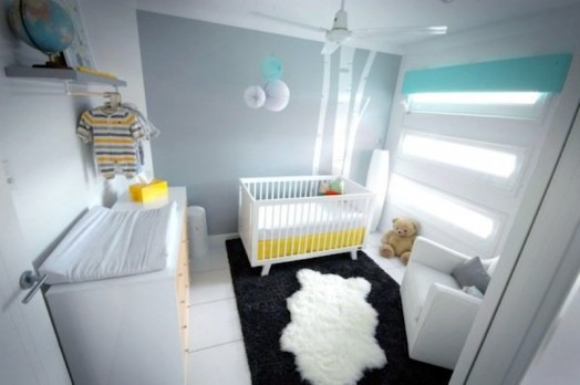 Gorgeous, modern nursery interior for your baby