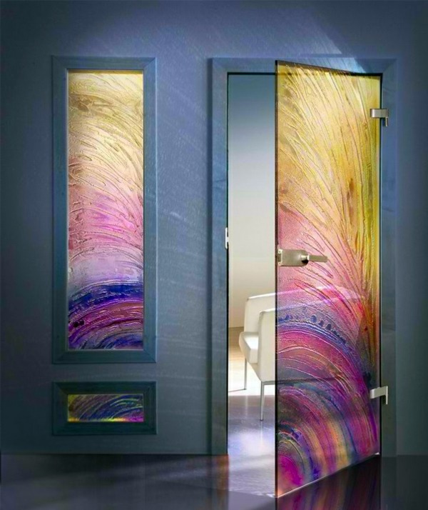 Interior doors made from glass – modern, aesthetic glass doors