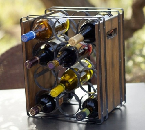 Keep wine bottles with style – 20 Cool Ideas for Wine Rack