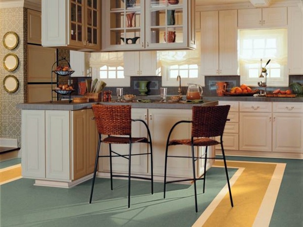 Linoleum flooring is back in trend