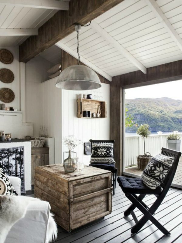 Living and set up – a cottage with Scandinavian design