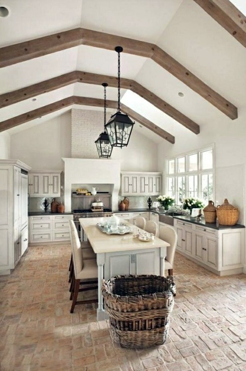 Make kitchen in country style