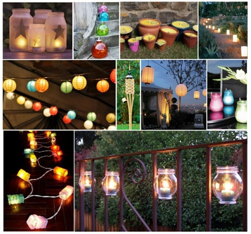 Modern cool garden decoration ideas – the party continues after sunset