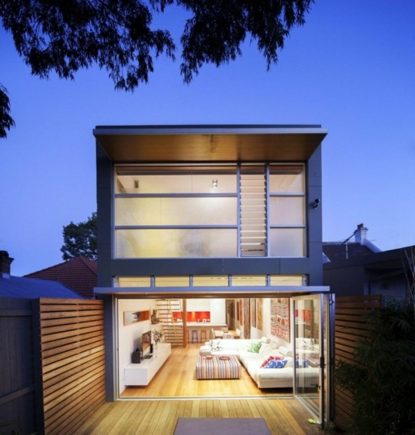 Modern house cultivation for a classical monument in Sydney