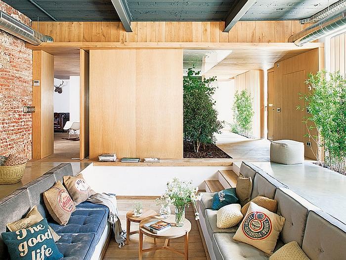 Modern interior design – an impressive apartment in Barcelona