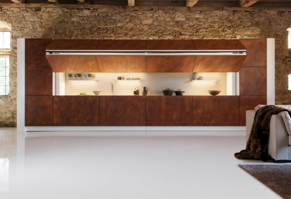 Modern kitchen hidden – innovative design by Warendorf