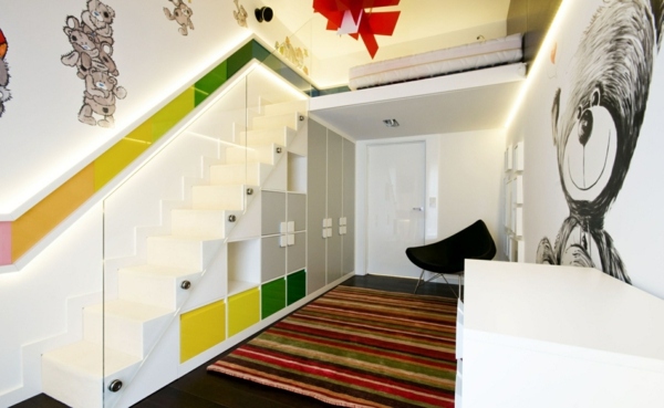 Modern stairs – Practical advice for the use of the area under the stairs