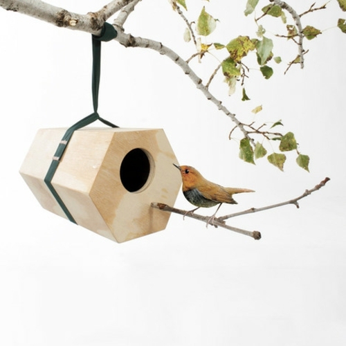 Modular bird nest made of wood – Houses NeighBirds Andreu Carulla