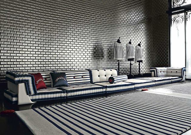 Nautical Living Room Design by Roche Bobois