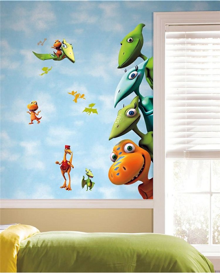 Nursery Wall Decal – liven up the room with dinosaur pictures
