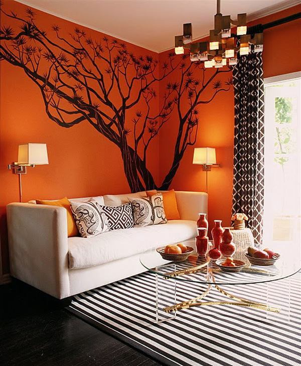 Orange Interior Design – fresh, bright ideas