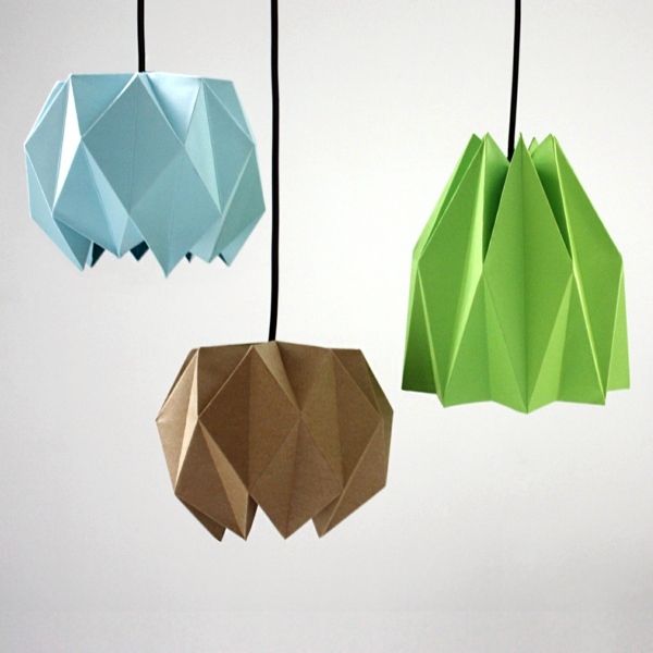 Origami Lampshade – Instructions for DIY enthusiasts