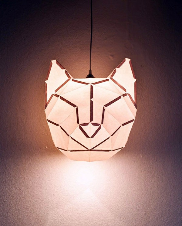 Original lampshade design in animal form
