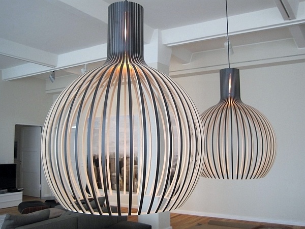 Pendant lamp, which is the focal point in the room