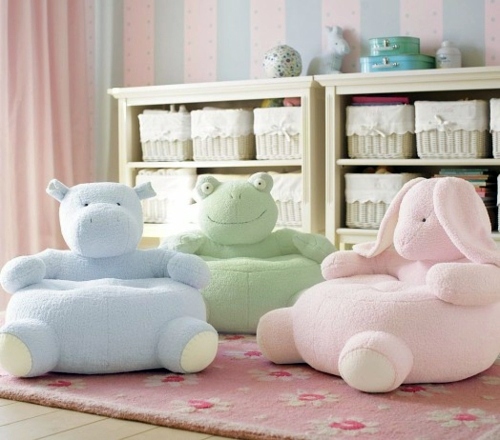 Pet-shaped children Puff Desings of Prottery Barn Kids