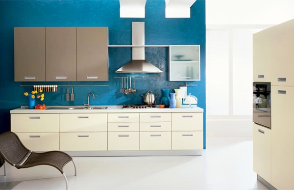 Powder Blue wall paint – water-colored interior