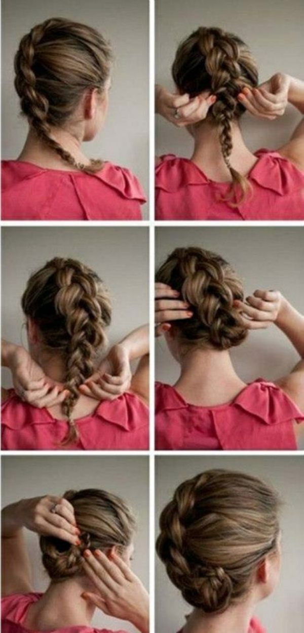 Quick and easy going DIY trendy hairstyles