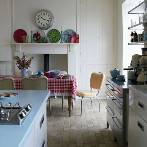 Setting cozy kitchen in country style