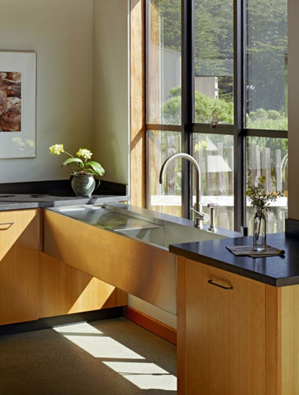Small Kitchen Ideas and solutions for low window sills