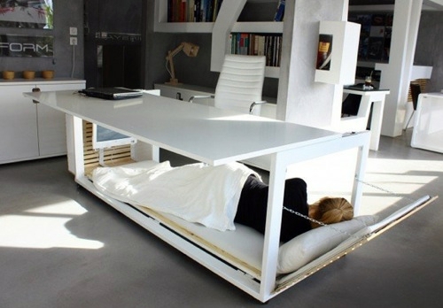 The dream job redefined: Original Desk Bed of Athanasia Leivaditou