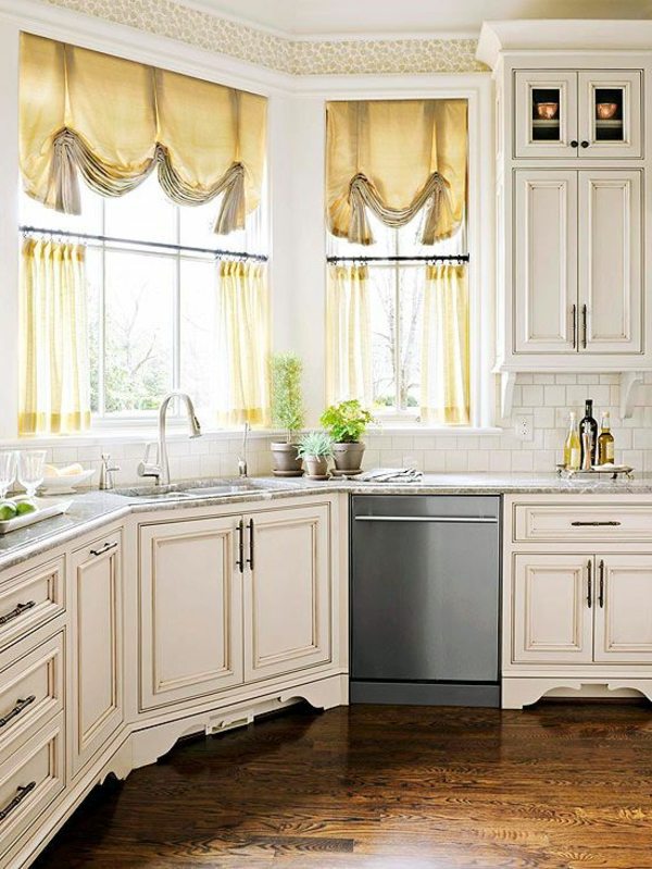 The right kitchen curtains – 18 designs for a cozy interior