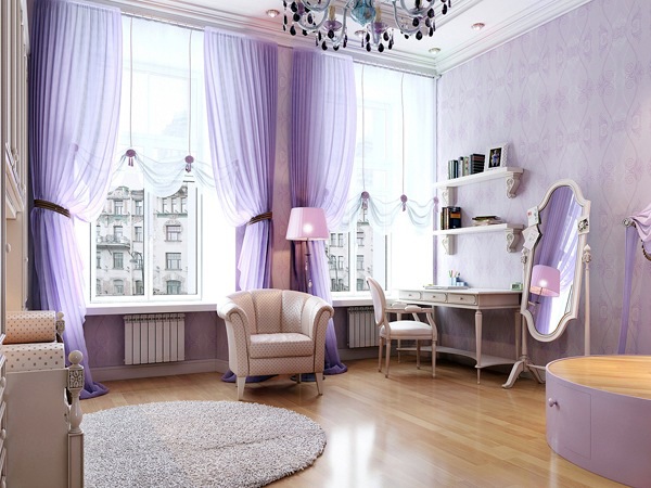 Try purple color scheme for the residential facility