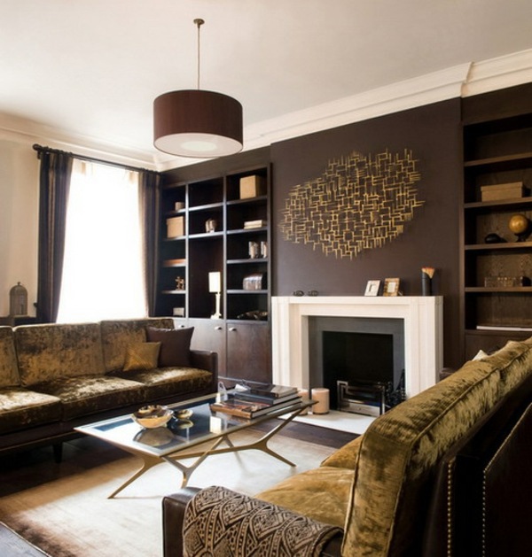 Wall color shades of brown – earthy, natural coziness at home