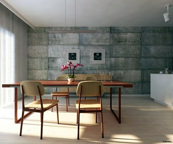 Wall color with concrete look – walls made of concrete