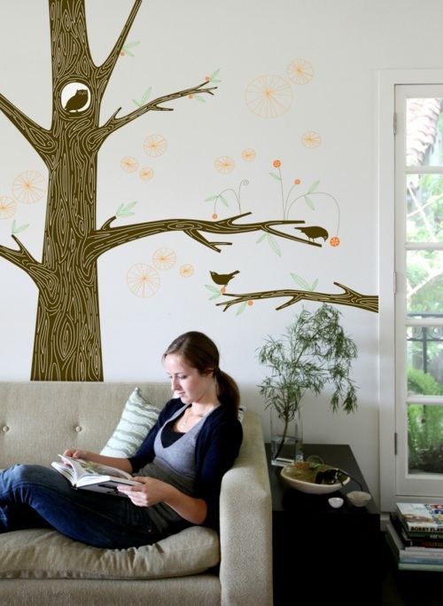 Wall Decoration with Wall Decal – 70 beautiful ideas and designs