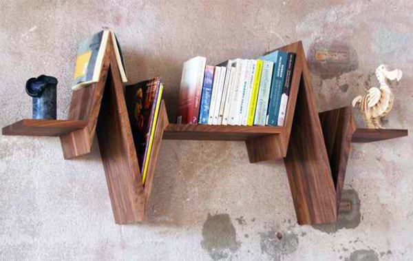 Wall shelf design adds life to your modern home