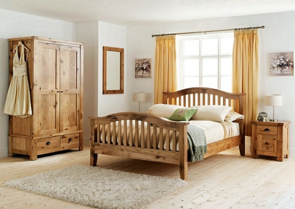 Wood furniture for a beautiful bedroom design