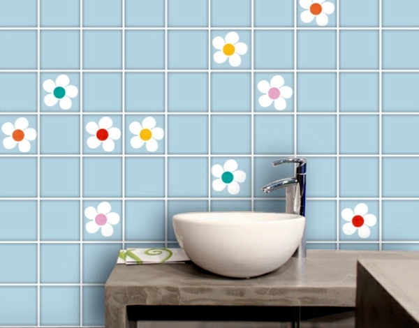 Bathroom Tile Over Glue Tile Stickers For Old Dull Tiles Interior Design Ideas Avso Org