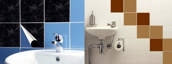 Bathroom Tile Over Glue Tile Stickers For Old Dull
