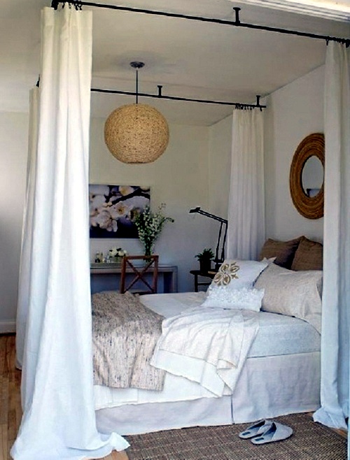 33 amazing white canopy bed design for your bedroom