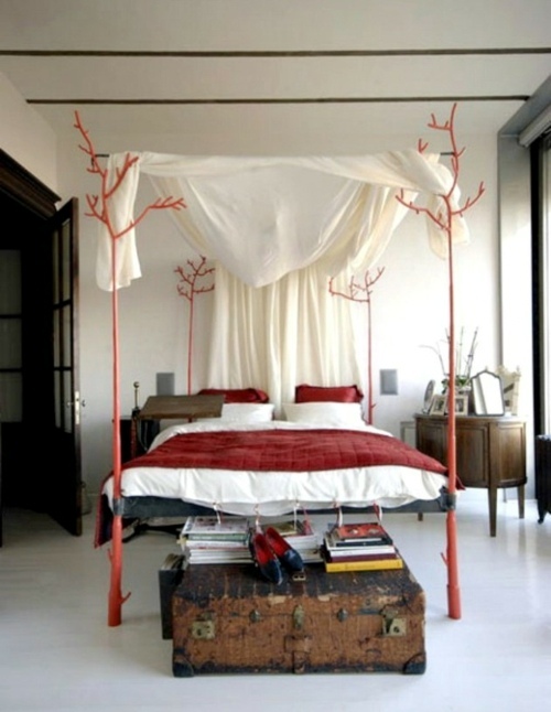 33 amazing white canopy bed design for your bedroom