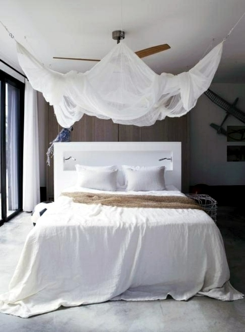 33 amazing white canopy bed design for your bedroom