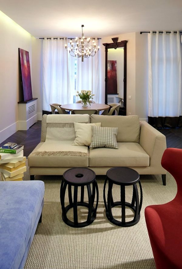 Carpet in Cream - The pastel colors dominate at home