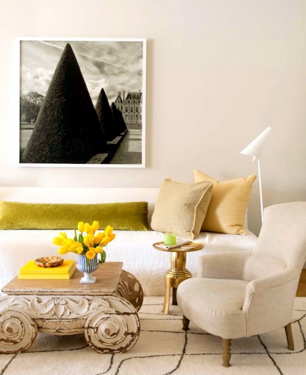Carpet in Cream - The pastel colors dominate at home