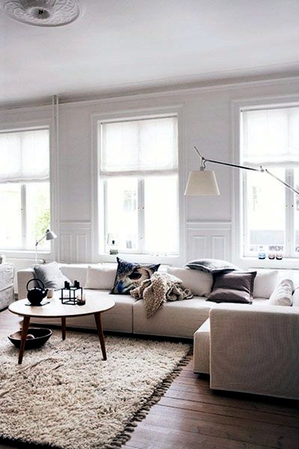 Carpet in Cream - The pastel colors dominate at home