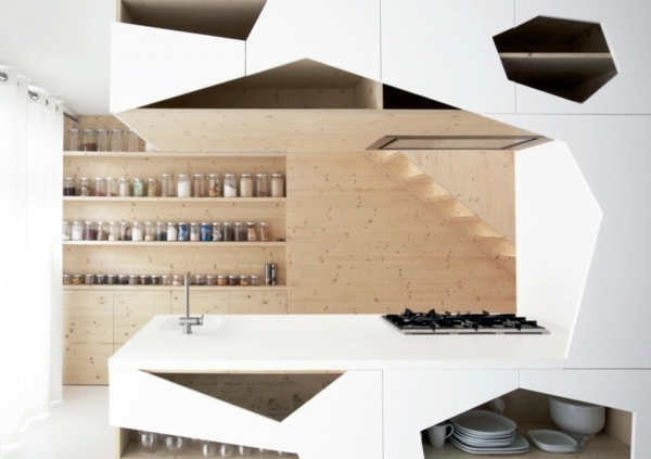 Einrichtungsideen - Organize kitchen cabinet and kitchen shelf