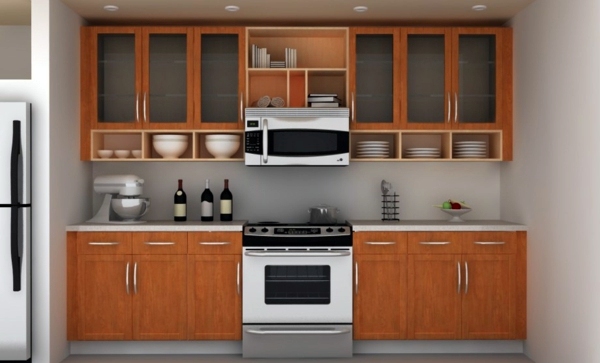 Organize kitchen cabinet and kitchen shelf