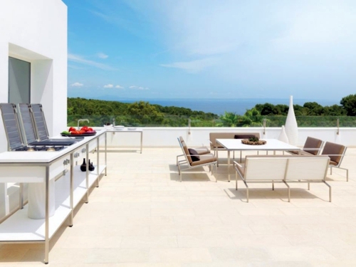 Gartenmöbel - Outdoor kitchens modular system of Viteo - for your outdoor area