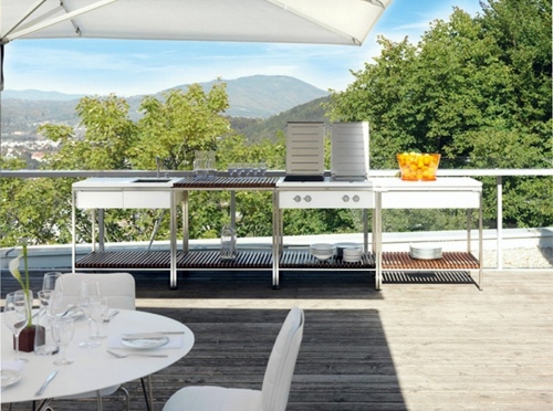 Outdoor kitchens modular system of Viteo - for your outdoor area