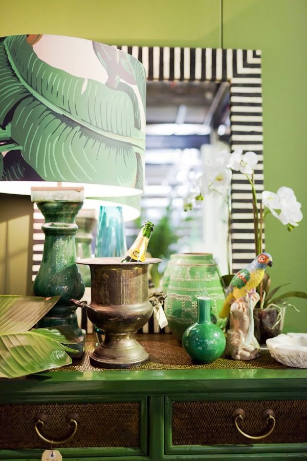 Wohnideen - Home design ideas with Palm Frond Prints - Inspiration from the Tropics