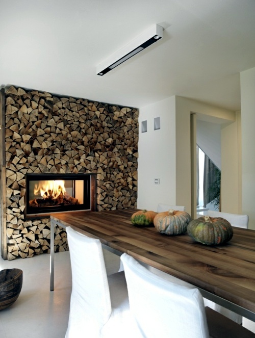 Installing a fireplace in the kitchen - warmth and comfort
